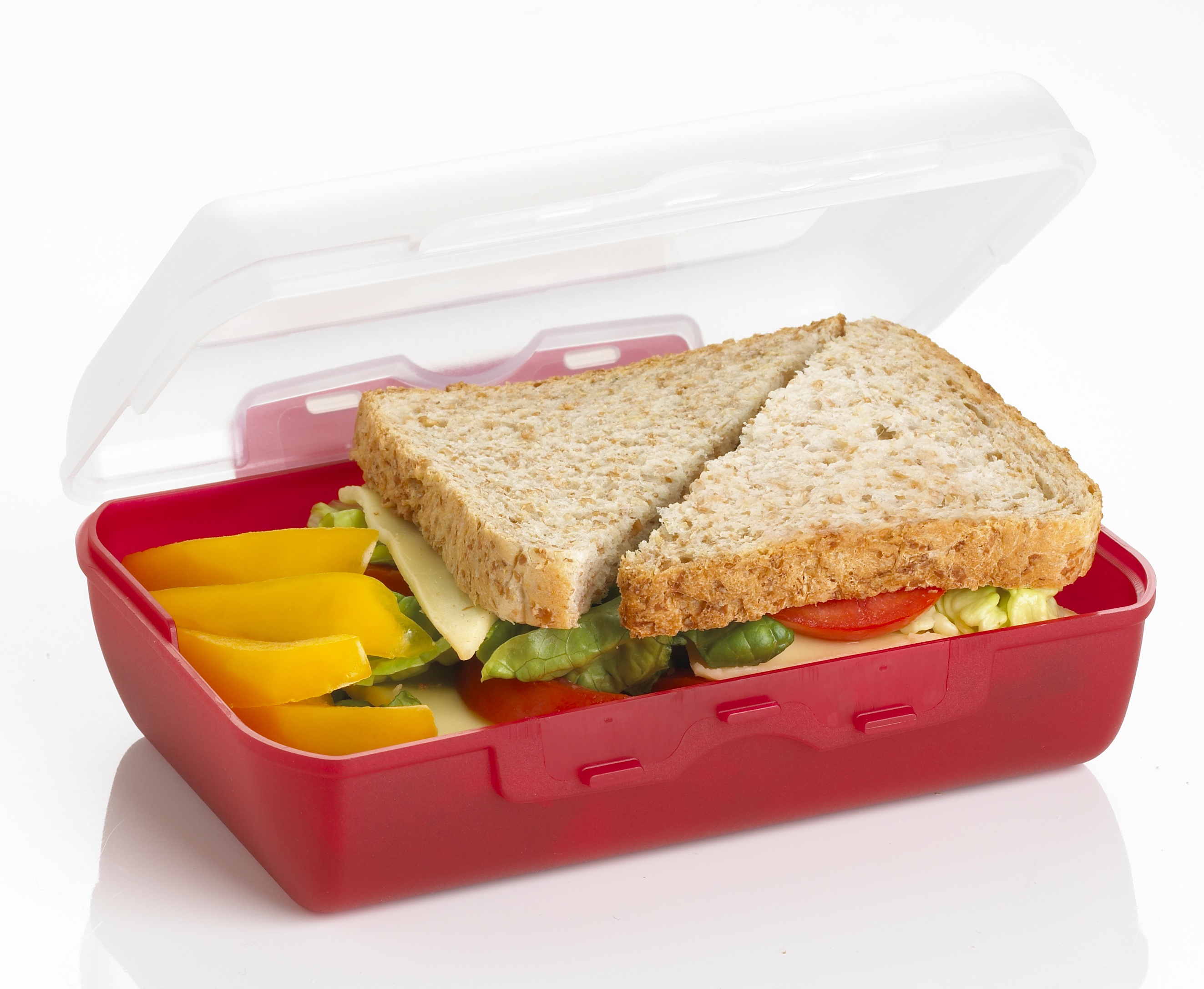 Пластиковый контейнер для бутерброда