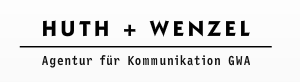 Logo der Firma Huth + Wenzel WERBEAGENTUR GMBH