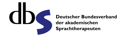 Logo der Firma dbS  Deutscher Bundesverband der akademischen Sprachtherapeuten e.V.