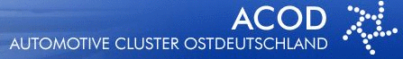 Logo der Firma Automotive Cluster Ostdeutschland (ACOD)