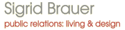 Logo der Firma Sigrid Brauer public relations: living & design