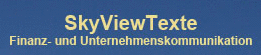 Logo der Firma SkyViewTexte