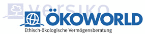 Logo der Firma ÖKOWORLD AG Ethisch-ökologische Vermögensberatung