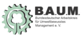 Logo der Firma Bundesdeutscher Arbeitskreis für Umweltbewusstes Management e.V. (B.A.U.M.)