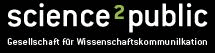 Logo der Firma science2public - Gesellschaft für Wissenschaftskommunikation e.V.