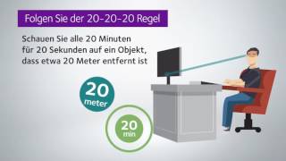 Digitalen Augenstress vermeiden
