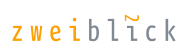 Firmenlogo zweiblick // kommunikation