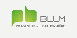 Logo der Firma Blum PR-Agentur & Redaktionsbüro