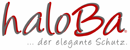 Logo der Firma haloBa ... der elegante Schutz
