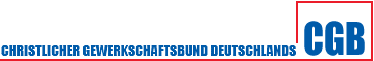 Logo der Firma Christlicher Gewerkschaftsbund Deutschlands (CGB)