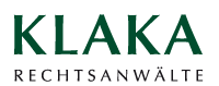 Logo der Firma KLAKA Rechtsanwälte
