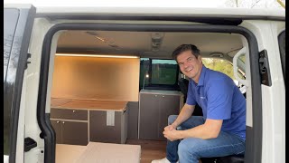 Roomtour VW T6 Camper Ausbau langer Radstand mit Camper Modul