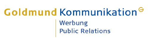 Logo der Firma Goldmund Kommunikation
