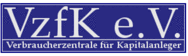 Firmenlogo Verbraucherzentrale für Kapitalanleger e.V. (VzfK e.V.)