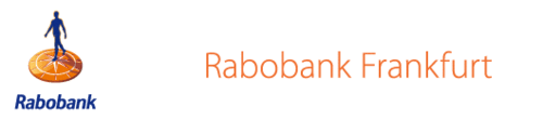 Logo der Firma Rabobank International Frankfurt Branch