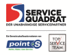 Qualitätssiegel für die Servicequadrat