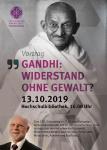 Vortrag von Dr. Hartlapp zum 150. Geburtstag von Mahatma Gandhi