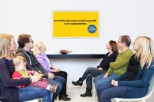 Gut versichert im Wartezimmer
