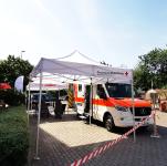 Mobiler Impf-RTW des DRK-Kreisverband Karlsruhe e.V. in Betrieb