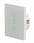 Luminea Home Control Rollladen-Touch-Unterputz-Steuerung mit WLAN, App und Sprachsteuerung
