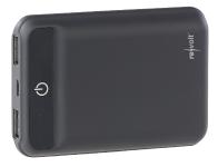 revolt Powerbank im Kreditkartenformat, 10.000 mAh, 2 USB-Ports, 2,4 A, 12 W