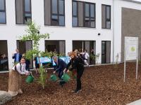Geo-Naturpark: Zwei Ginkgo-Bäume an Metropolitan International School in Viernheim übergeben