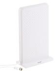 auvisio Aktive Zimmerantenne für DVB-T/T2/DAB/DAB+, 35 dB Verstärkung, weiß