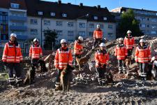 Rettungshunde übten Ernstfall