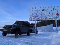 Winterliche Jeeptour zum Polarkreis - Einmal in den Norden und zurück