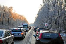 Dichter Reiseverkehr auf den Autobahnen