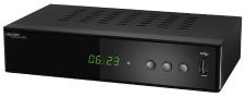 auvisio 3in1-Digital-Receiver DCR-200 für DVB-C, DVB-T2 & Webradio, Mediaplayer, H.265