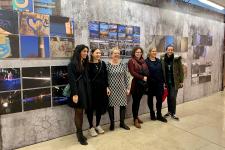 Fotoausstellung mit acht fotografischen Reihen zur Berliner Mauer des Charlotte-Wolff-Kollegs in den Wilmersdorfer Arcaden