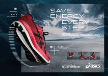 Länger Laufen ohne zu ermüden: Der neue Asics Glideride™ kommt mit Energiesparender Guidesole™ Technologie