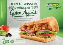 Frische-Offensive bei Subway Sandwiches