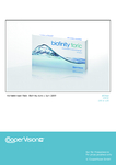 CooperVision bekräftigt Spitzenposition mit der Markteinführung der Biofinity® Toric
