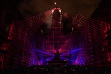 tarm Showlaser begeistert mit der Laserperformance TRICOLORE auf dem Lichterfest "Fête des Lumières 2018" in Lyon