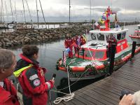 Neues Seenotrettungsboot der DGzRS-Station Gelting heißt URSULA DETTMANN