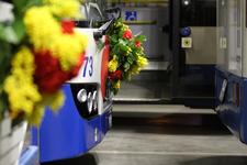 vbl-Busse mit Blumengruss zum Valentinstag