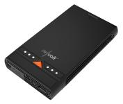 revolt 3in1-Kfz-Starthilfe und USB-Powerbank mit LED-Leuchte, 15.300 mAh