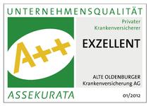 Assekurata bestätigt exzellentes Rating der ALTE OLDENBURGER