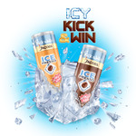 Gib dir den Ice-kalten Kaffee Kick