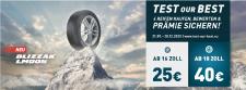 Bridgestone startet Winter-Prämienaktion "TEST OUR BEST"