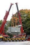Trafotausch auf dem Carnaper Platz