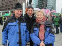 Bio-Bauer erreicht Berlin nach 11 Tagen Fußmarsch - rechtzeitig zur Demo!