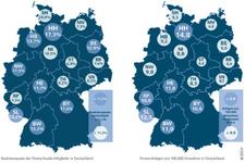 Der Fitnessmarkt nach Bundesländern