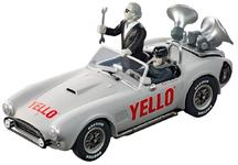 Kultband Yello rast über die Carrera-Bahn