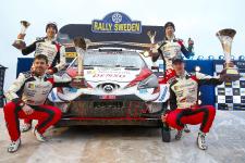 Toyota Gazoo Racing gewinnt die Rallye Schweden