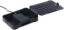 Platzsparende Strom-Tankstelle für alle Smartphones und Tablet-PCs