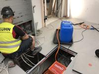 Beseitigung des Wasserschadens an der Elektrik ist angelaufen