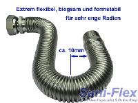 Sani-Flex Edelstahlwellrohre – vielfältig einsetzbar